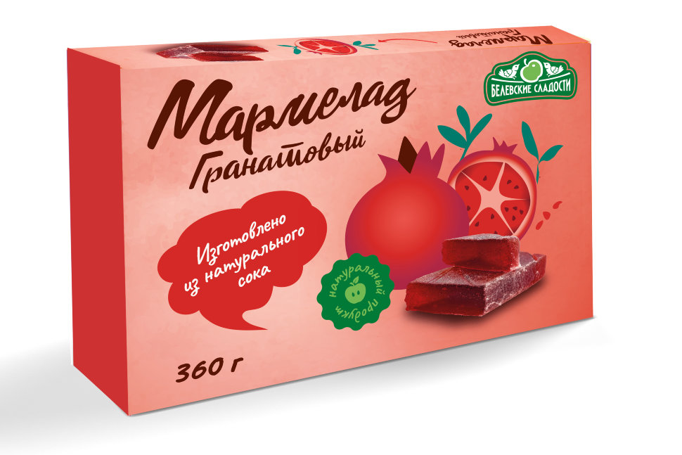  Мармелад  "Гранатовый" белевский 360г  в Белорецке