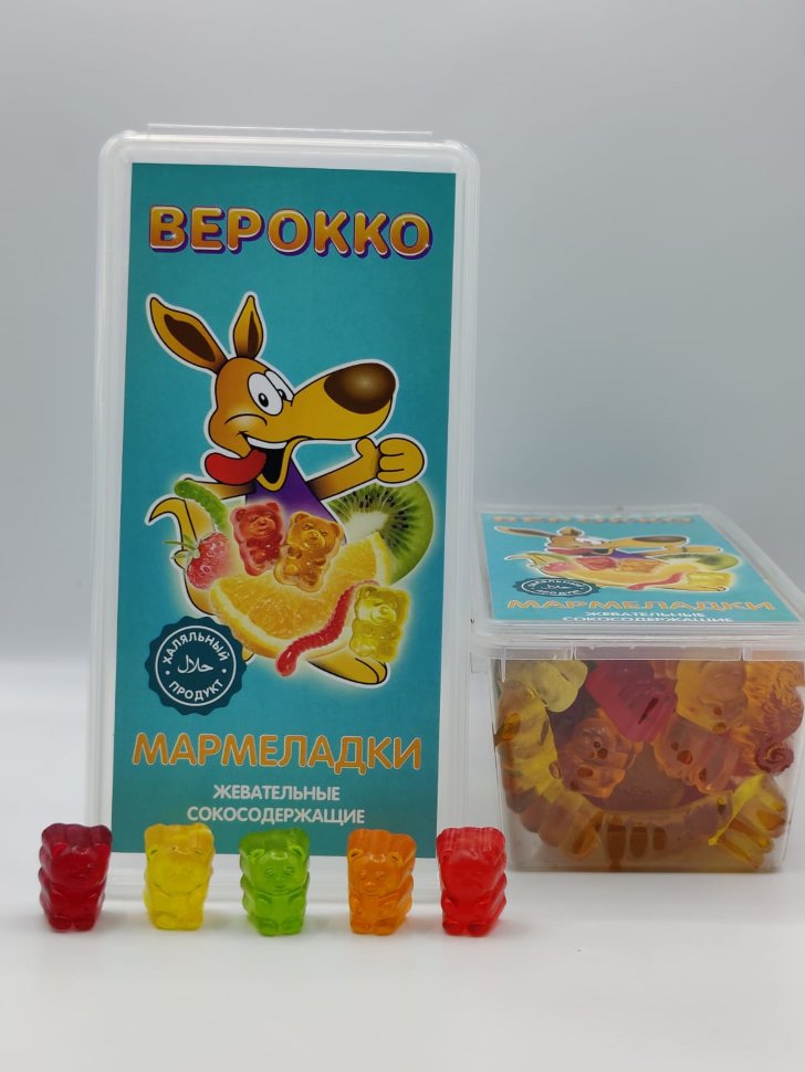  Жевательный мармелад Мишки фруктовые, 250г   в Белорецке