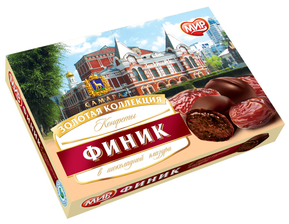  КФ МИР Финики в шоколадной глазури 160г  в Белорецке