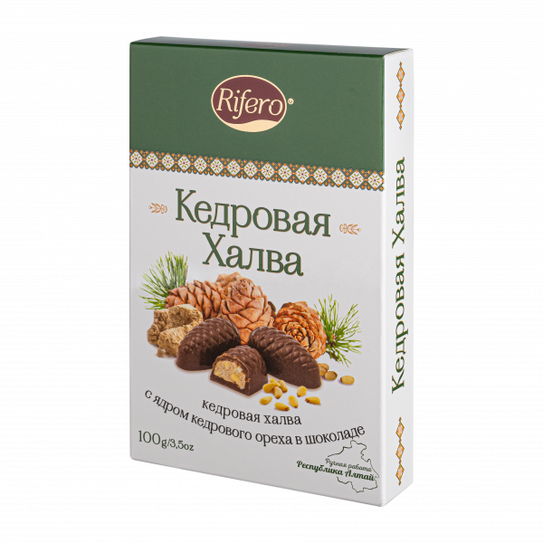 №1 Риф и ко Конфеты "Кедровая халва" 100г   в Белорецке