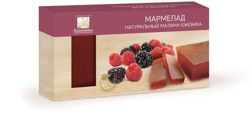  Мармелад пластовый 210г МАЛИНА-ЕЖЕВИКА в Белорецке