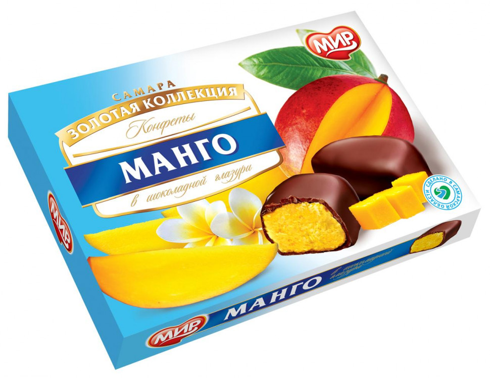  КФ МИР Манго-Кокос в шоколадной глазури 160г  в Белорецке