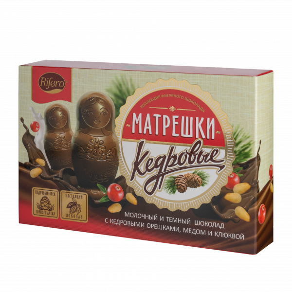 №1 Риф и ко Конфеты "Матрёшки кедровые" 100г           в Белорецке
