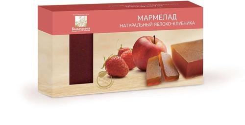  Мармелад пластовый 210г Яблоко-Клубника в Белорецке